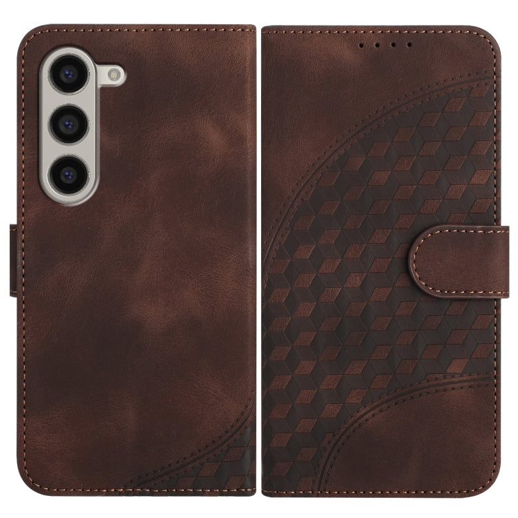 YX0060 Elephant Head Embossed Phone Leather Case with Lanyard, For Samsung Galaxy Z Fold5 5G, For Samsung Galaxy Z Flip5 5G, For Samsung Galaxy Z Fold4 5G, For Samsung Galaxy Z Flip4 5G, For Samsung Galaxy Z Flip3 5G, For Samsung Galaxy Z Fold3 5G