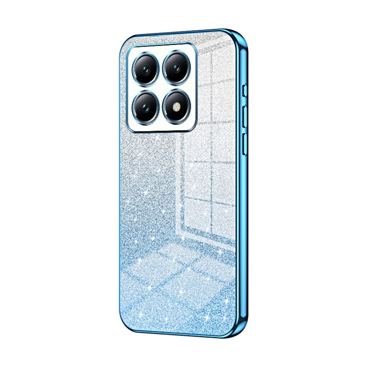 Gradient Glitter Powder Electroplated Phone Case, For Xiaomi Civi 5 Pro, For Xiaomi 15 Ultra, For Xiaomi Poco M7 Pro 5G, For Xiaomi 15 Pro, For Xiaomi 15, For Xiaomi 14T Pro