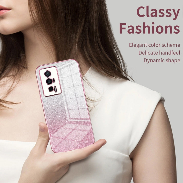 Gradient Glitter Powder Electroplated Phone Case, For Xiaomi 17 Ultra, For Xiaomi 17 Pro Max, For Xiaomi 17 Pro, For Xiaomi 17, For Xiaomi 15T Pro, For Xiaomi 15T