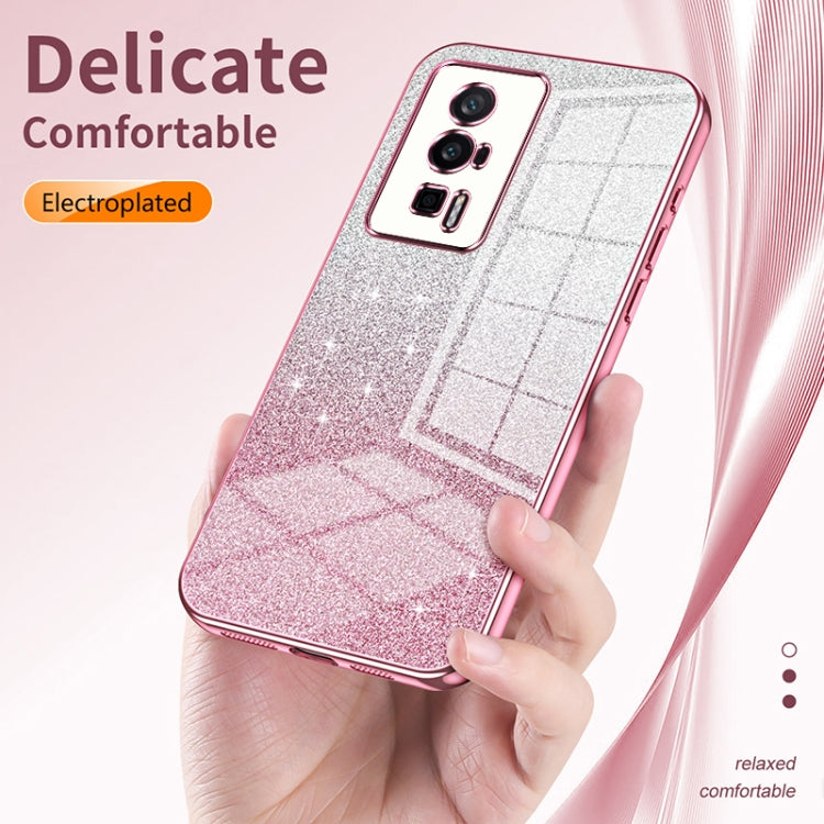 Gradient Glitter Powder Electroplated Phone Case, For Xiaomi Civi 2 / 13 Lite, For Xiaomi 13 Pro, For Xiaomi 13, For Xiaomi 12T Pro, For Xiaomi 12 Pro / 12S Pro, For Xiaomi 12S