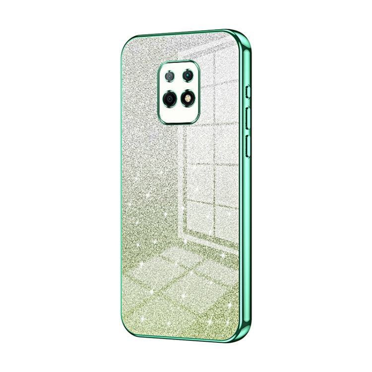 Gradient Glitter Powder Electroplated Phone Case, For Xiaomi Redmi 10X Pro 5G, For Xiaomi Redmi 10X 5G, For Xiaomi Redmi Note 9 / 10X 4G, For Xiaomi Redmi Note 8 Pro, For Xiaomi Redmi K20 / K20 Pro, For Xiaomi Redmi Note 7 / Note 7 Pro
