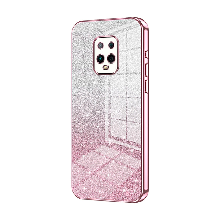Gradient Glitter Powder Electroplated Phone Case, For Xiaomi Redmi 10X Pro 5G, For Xiaomi Redmi 10X 5G, For Xiaomi Redmi Note 9 / 10X 4G, For Xiaomi Redmi Note 8 Pro, For Xiaomi Redmi K20 / K20 Pro, For Xiaomi Redmi Note 7 / Note 7 Pro