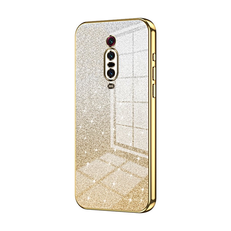 Gradient Glitter Powder Electroplated Phone Case, For Xiaomi Redmi 10X Pro 5G, For Xiaomi Redmi 10X 5G, For Xiaomi Redmi Note 9 / 10X 4G, For Xiaomi Redmi Note 8 Pro, For Xiaomi Redmi K20 / K20 Pro, For Xiaomi Redmi Note 7 / Note 7 Pro