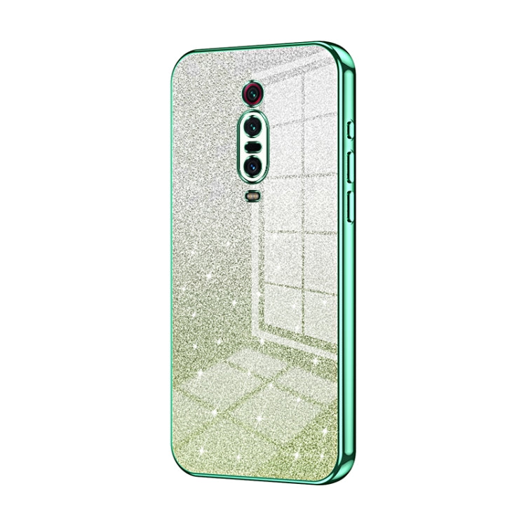 Gradient Glitter Powder Electroplated Phone Case, For Xiaomi Redmi 10X Pro 5G, For Xiaomi Redmi 10X 5G, For Xiaomi Redmi Note 9 / 10X 4G, For Xiaomi Redmi Note 8 Pro, For Xiaomi Redmi K20 / K20 Pro, For Xiaomi Redmi Note 7 / Note 7 Pro