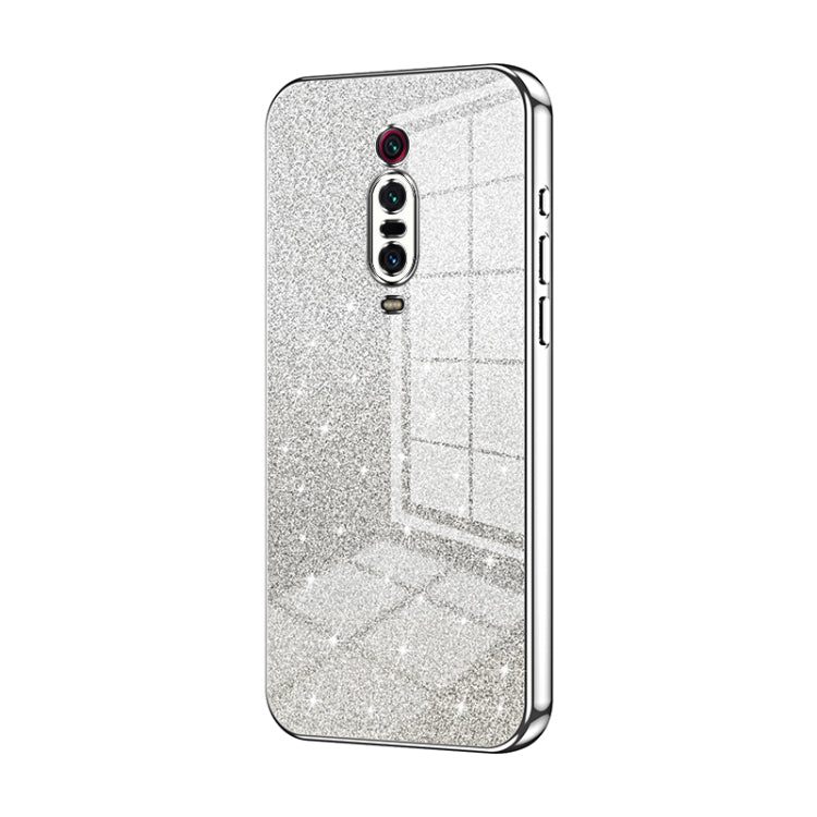 Gradient Glitter Powder Electroplated Phone Case, For Xiaomi Redmi 10X Pro 5G, For Xiaomi Redmi 10X 5G, For Xiaomi Redmi Note 9 / 10X 4G, For Xiaomi Redmi Note 8 Pro, For Xiaomi Redmi K20 / K20 Pro, For Xiaomi Redmi Note 7 / Note 7 Pro
