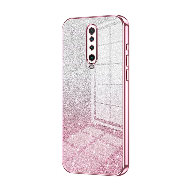 Gradient Glitter Powder Electroplated Phone Case, For Xiaomi Redmi Note 9 5G / Note 9T, For Xiaomi Redmi Note 9 Pro 5G/Mi 10T Lite, For Xiaomi Redmi Note 9 4G, For Xiaomi Redmi K30S / Mi 10T Pro 5G, For Xiaomi Redmi K30 Pro / K30 Ultra                 ...