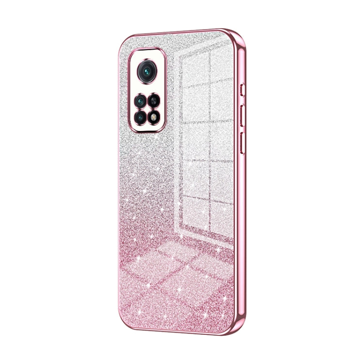 Gradient Glitter Powder Electroplated Phone Case, For Xiaomi Redmi Note 9 5G / Note 9T, For Xiaomi Redmi Note 9 Pro 5G/Mi 10T Lite, For Xiaomi Redmi Note 9 4G, For Xiaomi Redmi K30S / Mi 10T Pro 5G, For Xiaomi Redmi K30 Pro / K30 Ultra                 ...