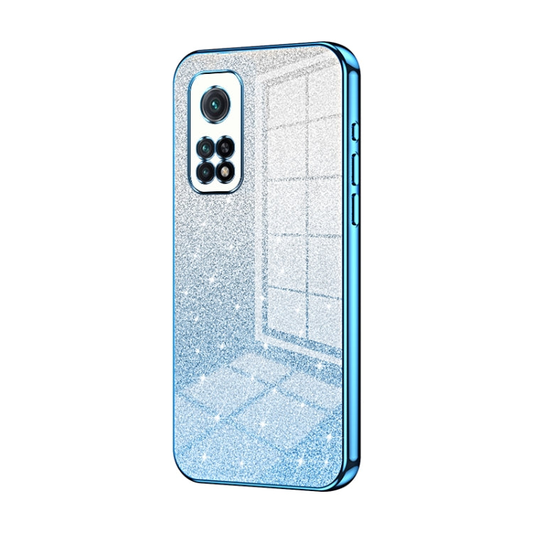 Gradient Glitter Powder Electroplated Phone Case, For Xiaomi Redmi Note 9 5G / Note 9T, For Xiaomi Redmi Note 9 Pro 5G/Mi 10T Lite, For Xiaomi Redmi Note 9 4G, For Xiaomi Redmi K30S / Mi 10T Pro 5G, For Xiaomi Redmi K30 Pro / K30 Ultra                 ...
