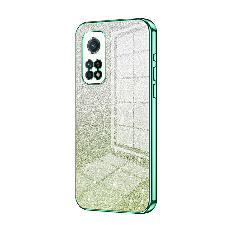 Gradient Glitter Powder Electroplated Phone Case, For Xiaomi Redmi Note 9 5G / Note 9T, For Xiaomi Redmi Note 9 Pro 5G/Mi 10T Lite, For Xiaomi Redmi Note 9 4G, For Xiaomi Redmi K30S / Mi 10T Pro 5G, For Xiaomi Redmi K30 Pro / K30 Ultra                 ...