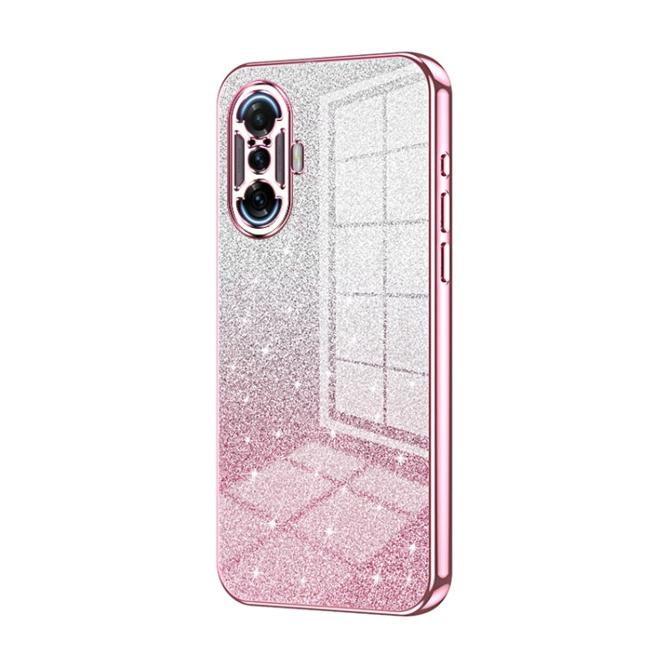 Gradient Glitter Powder Electroplated Phone Case, For Xiaomi Redmi Note 10 5G / Note 10T 5G, For Xiaomi Redmi Note 10 Pro 5G/Poco X3 GT, For Xiaomi Redmi Note 8 / Note 8 2021, For Xiaomi Redmi K40 Gaming/Poco F3 GT                                      ...
