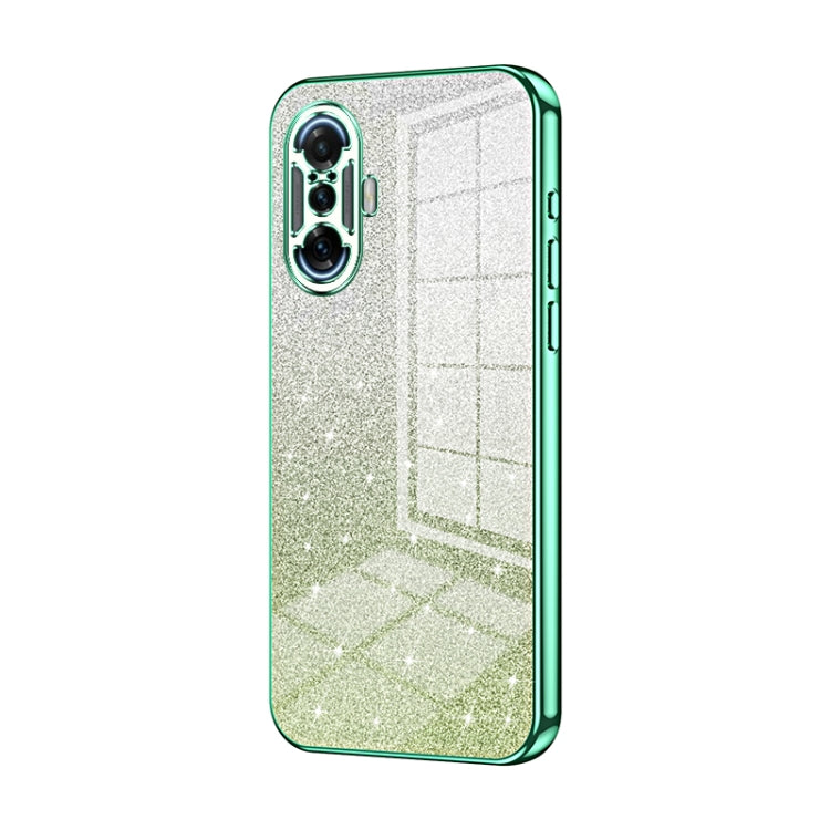 Gradient Glitter Powder Electroplated Phone Case, For Xiaomi Redmi Note 10 5G / Note 10T 5G, For Xiaomi Redmi Note 10 Pro 5G/Poco X3 GT, For Xiaomi Redmi Note 8 / Note 8 2021, For Xiaomi Redmi K40 Gaming/Poco F3 GT                                      ...