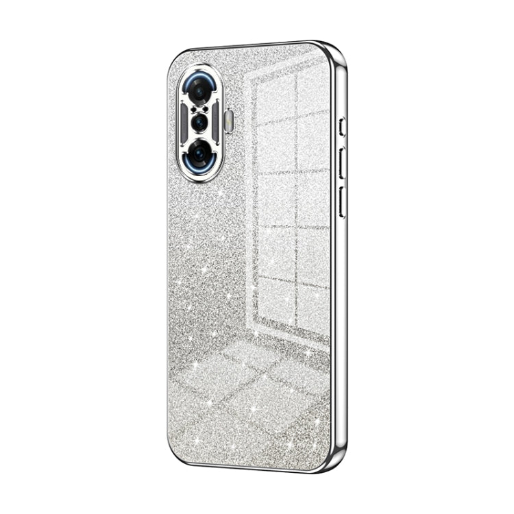 Gradient Glitter Powder Electroplated Phone Case, For Xiaomi Redmi Note 10 5G / Note 10T 5G, For Xiaomi Redmi Note 10 Pro 5G/Poco X3 GT, For Xiaomi Redmi Note 8 / Note 8 2021, For Xiaomi Redmi K40 Gaming/Poco F3 GT                                      ...