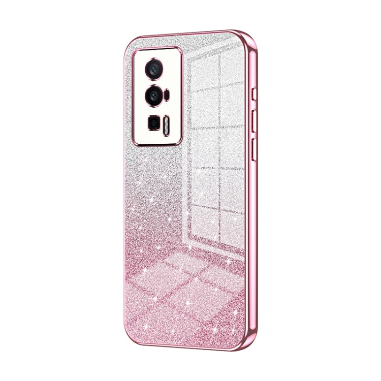 Gradient Glitter Powder Electroplated Phone Case, For Xiaomi Redmi Note 11T Pro/Poco X4 GT, For Xiaomi Redmi Note 12R Pro, For Xiaomi Redmi Note 12 Turbo/Poco F5, For Xiaomi Redmi K60 / K60 Pro, For Xiaomi Redmi Note 12S, For Xiaomi Redmi Note 12 Pro+