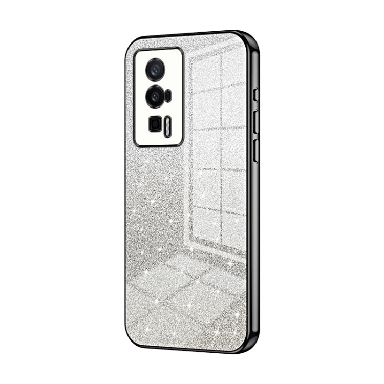 Gradient Glitter Powder Electroplated Phone Case, For Xiaomi Redmi Note 11T Pro/Poco X4 GT, For Xiaomi Redmi Note 12R Pro, For Xiaomi Redmi Note 12 Turbo/Poco F5, For Xiaomi Redmi K60 / K60 Pro, For Xiaomi Redmi Note 12S, For Xiaomi Redmi Note 12 Pro+