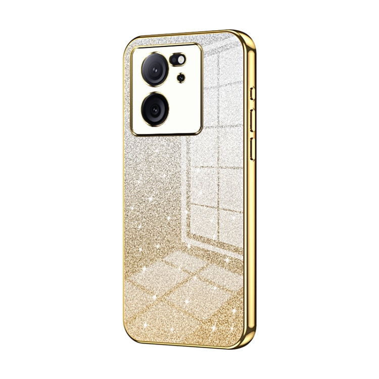 Gradient Glitter Powder Electroplated Phone Case, For Xiaomi Redmi Note 13 4G, For Xiaomi Redmi Note 13 5G, For Xiaomi Redmi Note 13 Pro+, For Xiaomi Redmi Note 13 Pro 5G, For Xiaomi Redmi K60 Ultra / Xiaomi 13T, For Xiaomi Redmi 12 / Redmi Note 12R