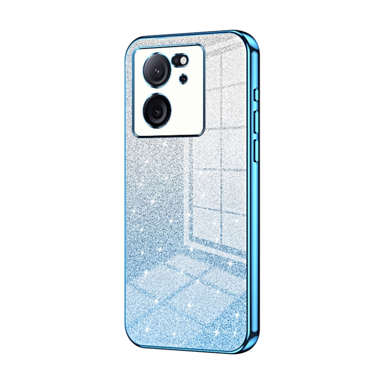 Gradient Glitter Powder Electroplated Phone Case, For Xiaomi Redmi Note 13 4G, For Xiaomi Redmi Note 13 5G, For Xiaomi Redmi Note 13 Pro+, For Xiaomi Redmi Note 13 Pro 5G, For Xiaomi Redmi K60 Ultra / Xiaomi 13T, For Xiaomi Redmi 12 / Redmi Note 12R
