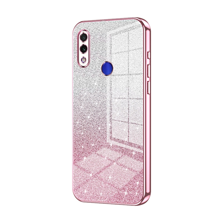 Gradient Glitter Powder Electroplated Phone Case, For Xiaomi Redmi 10X Pro 5G, For Xiaomi Redmi 10X 5G, For Xiaomi Redmi Note 9 / 10X 4G, For Xiaomi Redmi Note 8 Pro, For Xiaomi Redmi K20 / K20 Pro, For Xiaomi Redmi Note 7 / Note 7 Pro