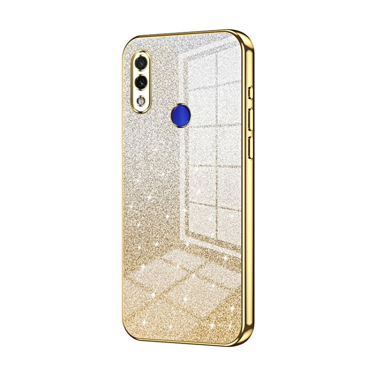 Gradient Glitter Powder Electroplated Phone Case, For Xiaomi Redmi 10X Pro 5G, For Xiaomi Redmi 10X 5G, For Xiaomi Redmi Note 9 / 10X 4G, For Xiaomi Redmi Note 8 Pro, For Xiaomi Redmi K20 / K20 Pro, For Xiaomi Redmi Note 7 / Note 7 Pro