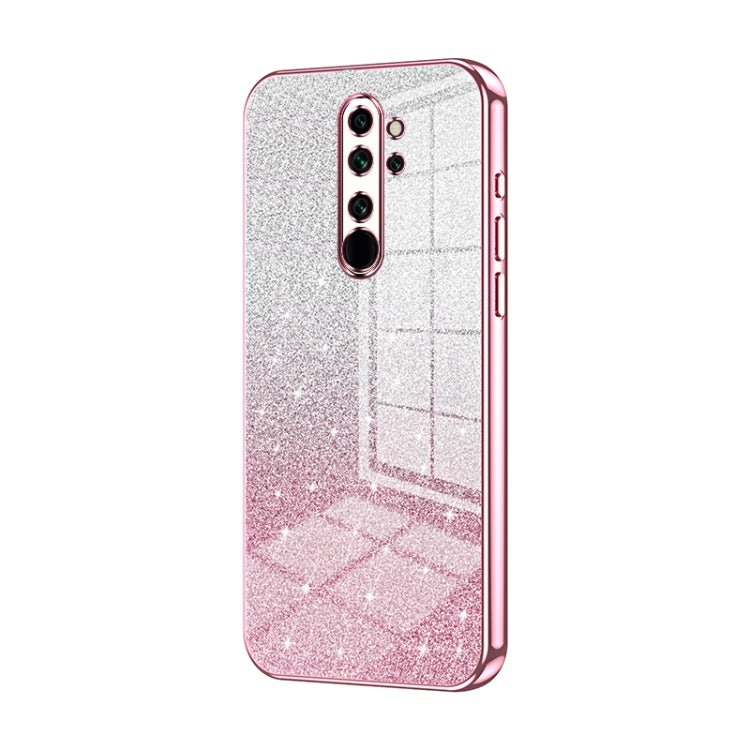 Gradient Glitter Powder Electroplated Phone Case, For Xiaomi Redmi 10X Pro 5G, For Xiaomi Redmi 10X 5G, For Xiaomi Redmi Note 9 / 10X 4G, For Xiaomi Redmi Note 8 Pro, For Xiaomi Redmi K20 / K20 Pro, For Xiaomi Redmi Note 7 / Note 7 Pro