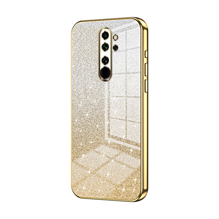 Gradient Glitter Powder Electroplated Phone Case, For Xiaomi Redmi 10X Pro 5G, For Xiaomi Redmi 10X 5G, For Xiaomi Redmi Note 9 / 10X 4G, For Xiaomi Redmi Note 8 Pro, For Xiaomi Redmi K20 / K20 Pro, For Xiaomi Redmi Note 7 / Note 7 Pro