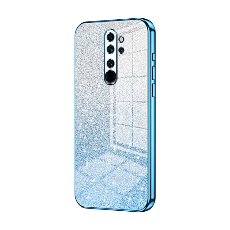 Gradient Glitter Powder Electroplated Phone Case, For Xiaomi Redmi 10X Pro 5G, For Xiaomi Redmi 10X 5G, For Xiaomi Redmi Note 9 / 10X 4G, For Xiaomi Redmi Note 8 Pro, For Xiaomi Redmi K20 / K20 Pro, For Xiaomi Redmi Note 7 / Note 7 Pro