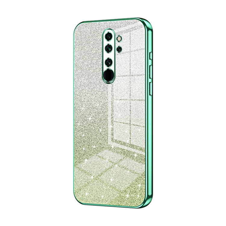 Gradient Glitter Powder Electroplated Phone Case, For Xiaomi Redmi 10X Pro 5G, For Xiaomi Redmi 10X 5G, For Xiaomi Redmi Note 9 / 10X 4G, For Xiaomi Redmi Note 8 Pro, For Xiaomi Redmi K20 / K20 Pro, For Xiaomi Redmi Note 7 / Note 7 Pro