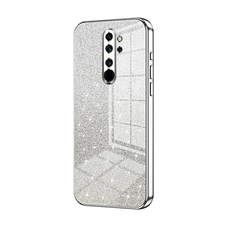 Gradient Glitter Powder Electroplated Phone Case, For Xiaomi Redmi 10X Pro 5G, For Xiaomi Redmi 10X 5G, For Xiaomi Redmi Note 9 / 10X 4G, For Xiaomi Redmi Note 8 Pro, For Xiaomi Redmi K20 / K20 Pro, For Xiaomi Redmi Note 7 / Note 7 Pro