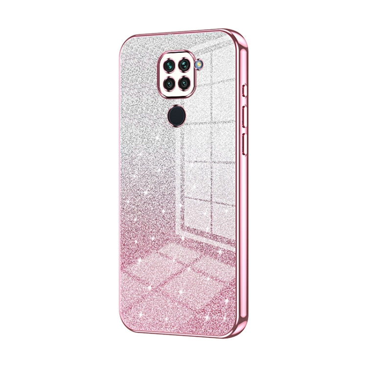 Gradient Glitter Powder Electroplated Phone Case, For Xiaomi Redmi 10X Pro 5G, For Xiaomi Redmi 10X 5G, For Xiaomi Redmi Note 9 / 10X 4G, For Xiaomi Redmi Note 8 Pro, For Xiaomi Redmi K20 / K20 Pro, For Xiaomi Redmi Note 7 / Note 7 Pro