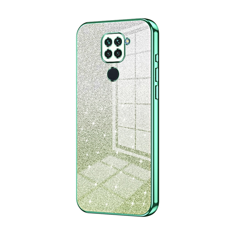 Gradient Glitter Powder Electroplated Phone Case, For Xiaomi Redmi 10X Pro 5G, For Xiaomi Redmi 10X 5G, For Xiaomi Redmi Note 9 / 10X 4G, For Xiaomi Redmi Note 8 Pro, For Xiaomi Redmi K20 / K20 Pro, For Xiaomi Redmi Note 7 / Note 7 Pro