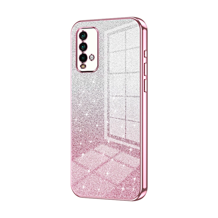Gradient Glitter Powder Electroplated Phone Case, For Xiaomi Redmi Note 9 5G / Note 9T, For Xiaomi Redmi Note 9 Pro 5G/Mi 10T Lite, For Xiaomi Redmi Note 9 4G, For Xiaomi Redmi K30S / Mi 10T Pro 5G, For Xiaomi Redmi K30 Pro / K30 Ultra                 ...