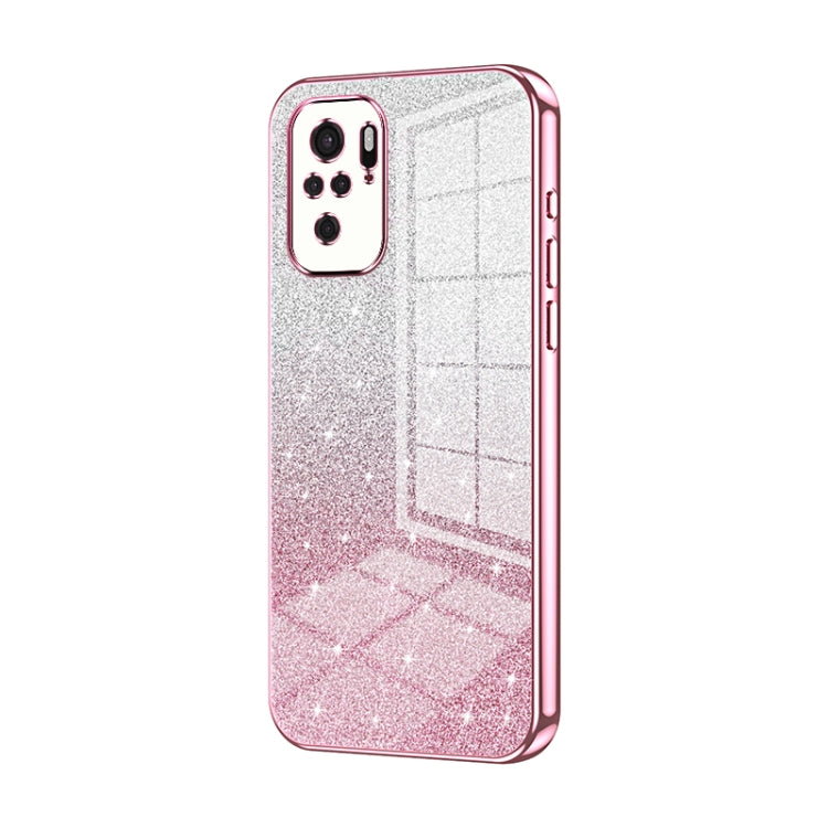 Gradient Glitter Powder Electroplated Phone Case, For Xiaomi Redmi Note 10/Note 10S, For Xiaomi Redmi Note 11 Global / Note 11S, For Xiaomi Redmi K40S / Poco F4, For Xiaomi Redmi Note 11T 5G/Note 11S 5G, For Xiaomi Redmi K50 / K50 Pro                  ...