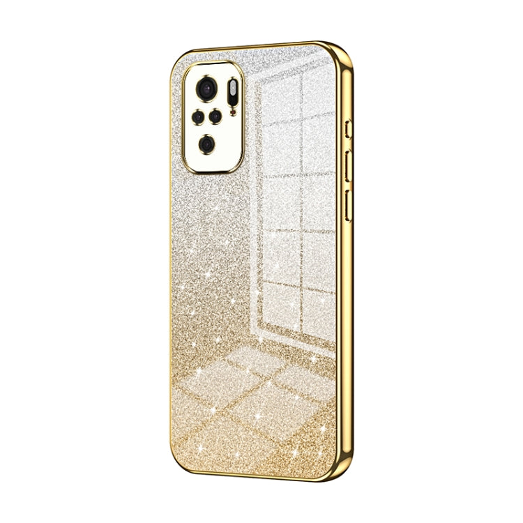 Gradient Glitter Powder Electroplated Phone Case, For Xiaomi Redmi Note 10/Note 10S, For Xiaomi Redmi Note 11 Global / Note 11S, For Xiaomi Redmi K40S / Poco F4, For Xiaomi Redmi Note 11T 5G/Note 11S 5G, For Xiaomi Redmi K50 / K50 Pro                  ...