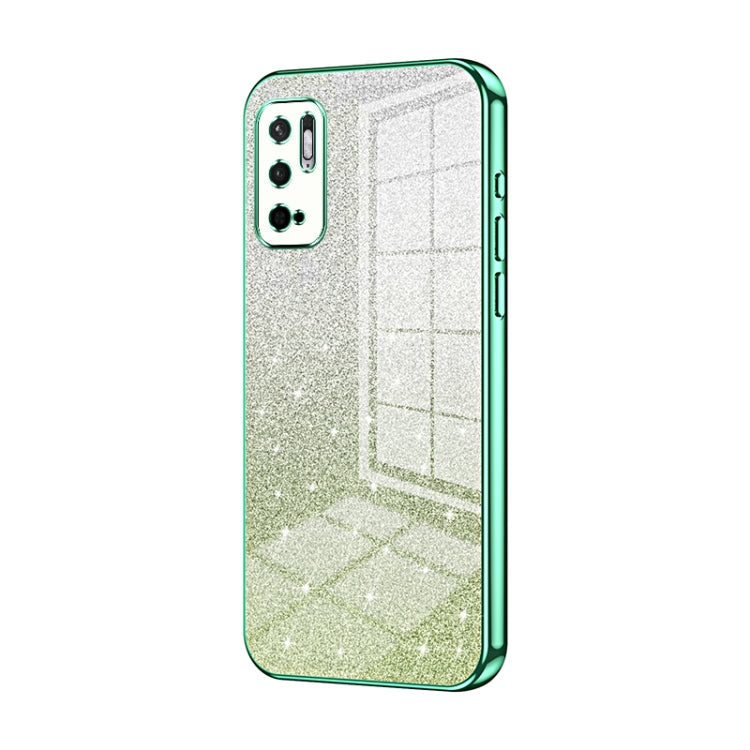 Gradient Glitter Powder Electroplated Phone Case, For Xiaomi Redmi Note 10 5G / Note 10T 5G, For Xiaomi Redmi Note 10 Pro 5G/Poco X3 GT, For Xiaomi Redmi Note 8 / Note 8 2021, For Xiaomi Redmi K40 Gaming/Poco F3 GT                                      ...