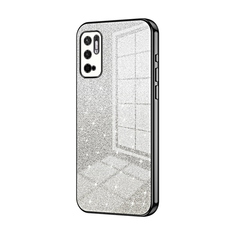 Gradient Glitter Powder Electroplated Phone Case, For Xiaomi Redmi Note 10 5G / Note 10T 5G, For Xiaomi Redmi Note 10 Pro 5G/Poco X3 GT, For Xiaomi Redmi Note 8 / Note 8 2021, For Xiaomi Redmi K40 Gaming/Poco F3 GT                                      ...