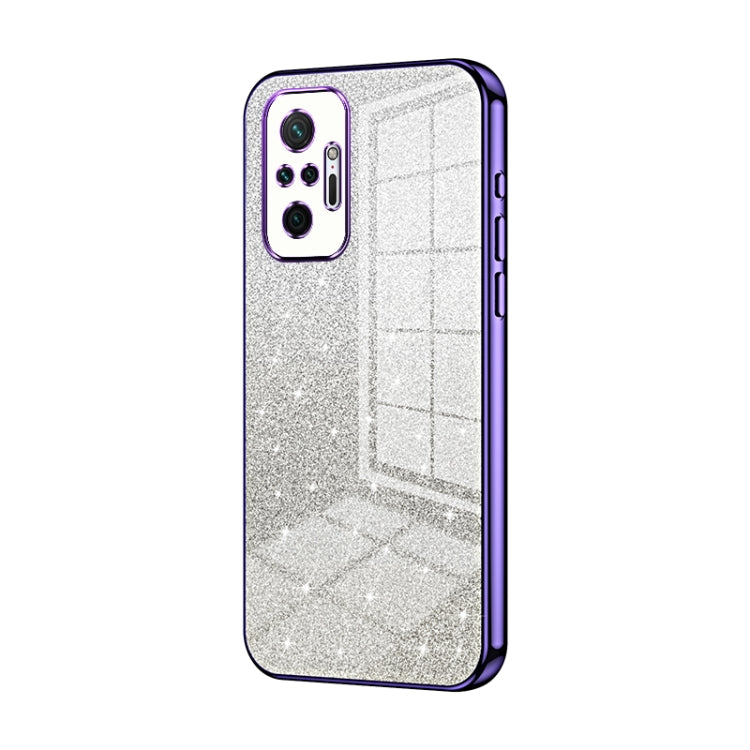 Gradient Glitter Powder Electroplated Phone Case, For Xiaomi Redmi Note 10 5G / Note 10T 5G, For Xiaomi Redmi Note 10 Pro 5G/Poco X3 GT, For Xiaomi Redmi Note 8 / Note 8 2021, For Xiaomi Redmi K40 Gaming/Poco F3 GT                                      ...