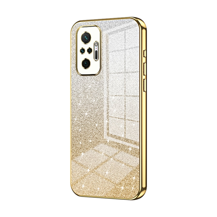 Gradient Glitter Powder Electroplated Phone Case, For Xiaomi Redmi Note 10 5G / Note 10T 5G, For Xiaomi Redmi Note 10 Pro 5G/Poco X3 GT, For Xiaomi Redmi Note 8 / Note 8 2021, For Xiaomi Redmi K40 Gaming/Poco F3 GT                                      ...