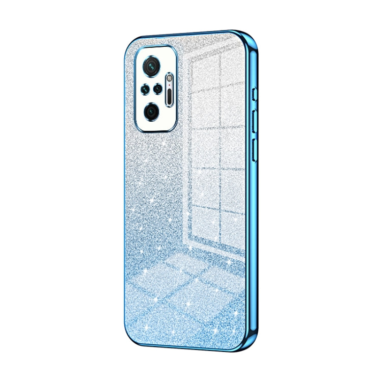 Gradient Glitter Powder Electroplated Phone Case, For Xiaomi Redmi Note 10 5G / Note 10T 5G, For Xiaomi Redmi Note 10 Pro 5G/Poco X3 GT, For Xiaomi Redmi Note 8 / Note 8 2021, For Xiaomi Redmi K40 Gaming/Poco F3 GT                                      ...