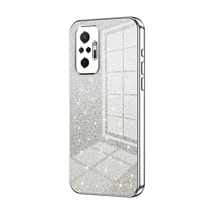 Gradient Glitter Powder Electroplated Phone Case, For Xiaomi Redmi Note 10 5G / Note 10T 5G, For Xiaomi Redmi Note 10 Pro 5G/Poco X3 GT, For Xiaomi Redmi Note 8 / Note 8 2021, For Xiaomi Redmi K40 Gaming/Poco F3 GT                                      ...