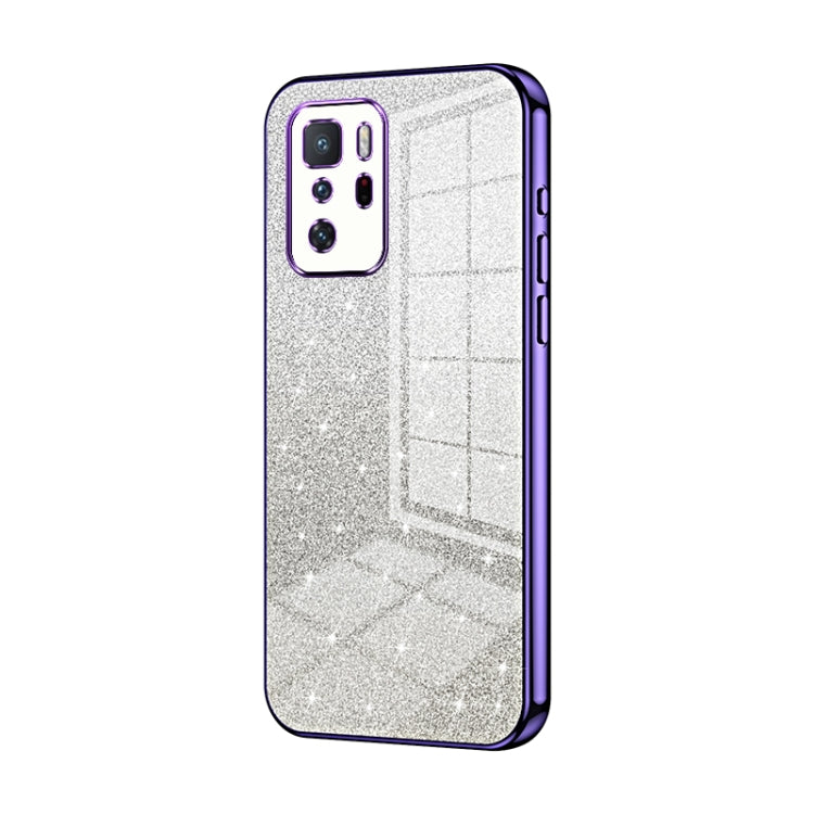Gradient Glitter Powder Electroplated Phone Case, For Xiaomi Redmi Note 10 5G / Note 10T 5G, For Xiaomi Redmi Note 10 Pro 5G/Poco X3 GT, For Xiaomi Redmi Note 8 / Note 8 2021, For Xiaomi Redmi K40 Gaming/Poco F3 GT                                      ...