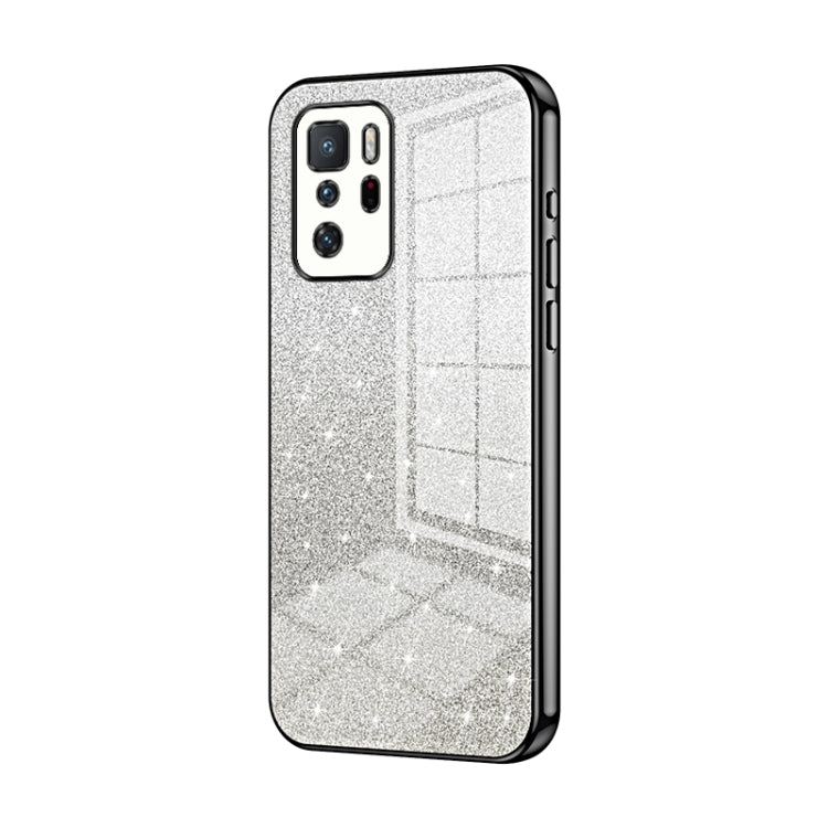 Gradient Glitter Powder Electroplated Phone Case, For Xiaomi Redmi Note 10 5G / Note 10T 5G, For Xiaomi Redmi Note 10 Pro 5G/Poco X3 GT, For Xiaomi Redmi Note 8 / Note 8 2021, For Xiaomi Redmi K40 Gaming/Poco F3 GT                                      ...