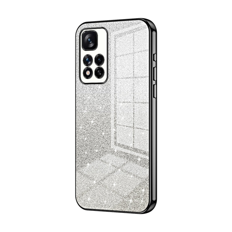 Gradient Glitter Powder Electroplated Phone Case, For Xiaomi Redmi Note 10/Note 10S, For Xiaomi Redmi Note 11 Global / Note 11S, For Xiaomi Redmi K40S / Poco F4, For Xiaomi Redmi Note 11T 5G/Note 11S 5G, For Xiaomi Redmi K50 / K50 Pro                  ...