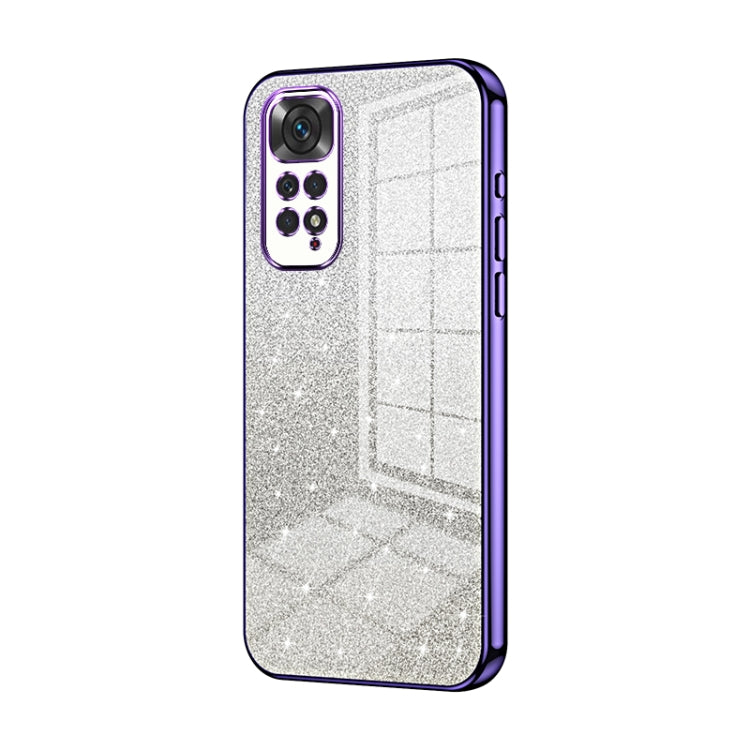 Gradient Glitter Powder Electroplated Phone Case, For Xiaomi Redmi Note 10/Note 10S, For Xiaomi Redmi Note 11 Global / Note 11S, For Xiaomi Redmi K40S / Poco F4, For Xiaomi Redmi Note 11T 5G/Note 11S 5G, For Xiaomi Redmi K50 / K50 Pro                  ...