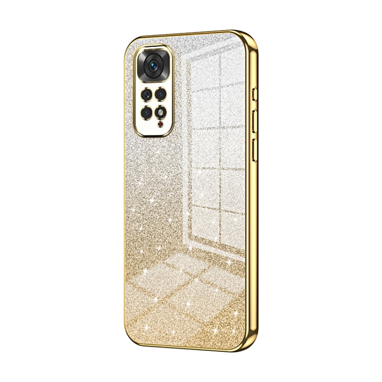 Gradient Glitter Powder Electroplated Phone Case, For Xiaomi Redmi Note 10/Note 10S, For Xiaomi Redmi Note 11 Global / Note 11S, For Xiaomi Redmi K40S / Poco F4, For Xiaomi Redmi Note 11T 5G/Note 11S 5G, For Xiaomi Redmi K50 / K50 Pro                  ...