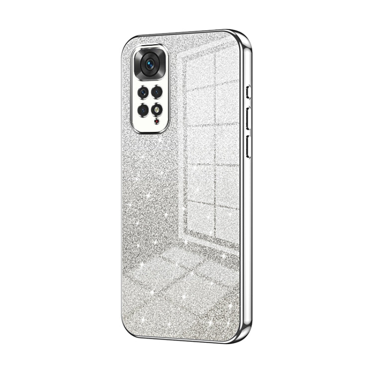 Gradient Glitter Powder Electroplated Phone Case, For Xiaomi Redmi Note 10/Note 10S, For Xiaomi Redmi Note 11 Global / Note 11S, For Xiaomi Redmi K40S / Poco F4, For Xiaomi Redmi Note 11T 5G/Note 11S 5G, For Xiaomi Redmi K50 / K50 Pro                  ...