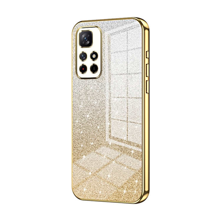 Gradient Glitter Powder Electroplated Phone Case, For Xiaomi Redmi Note 10/Note 10S, For Xiaomi Redmi Note 11 Global / Note 11S, For Xiaomi Redmi K40S / Poco F4, For Xiaomi Redmi Note 11T 5G/Note 11S 5G, For Xiaomi Redmi K50 / K50 Pro                  ...