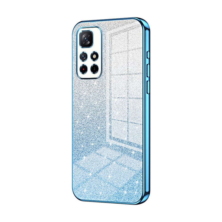 Gradient Glitter Powder Electroplated Phone Case, For Xiaomi Redmi Note 10/Note 10S, For Xiaomi Redmi Note 11 Global / Note 11S, For Xiaomi Redmi K40S / Poco F4, For Xiaomi Redmi Note 11T 5G/Note 11S 5G, For Xiaomi Redmi K50 / K50 Pro                  ...