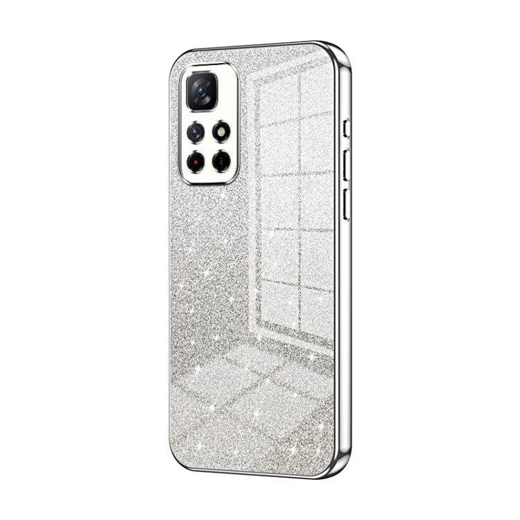 Gradient Glitter Powder Electroplated Phone Case, For Xiaomi Redmi Note 10/Note 10S, For Xiaomi Redmi Note 11 Global / Note 11S, For Xiaomi Redmi K40S / Poco F4, For Xiaomi Redmi Note 11T 5G/Note 11S 5G, For Xiaomi Redmi K50 / K50 Pro                  ...