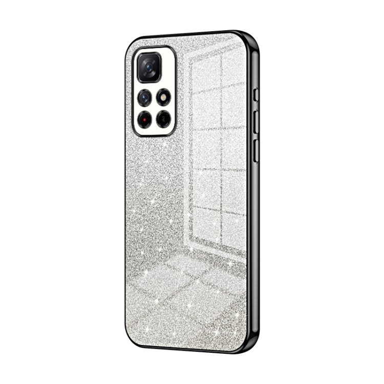 Gradient Glitter Powder Electroplated Phone Case, For Xiaomi Redmi Note 10/Note 10S, For Xiaomi Redmi Note 11 Global / Note 11S, For Xiaomi Redmi K40S / Poco F4, For Xiaomi Redmi Note 11T 5G/Note 11S 5G, For Xiaomi Redmi K50 / K50 Pro                  ...