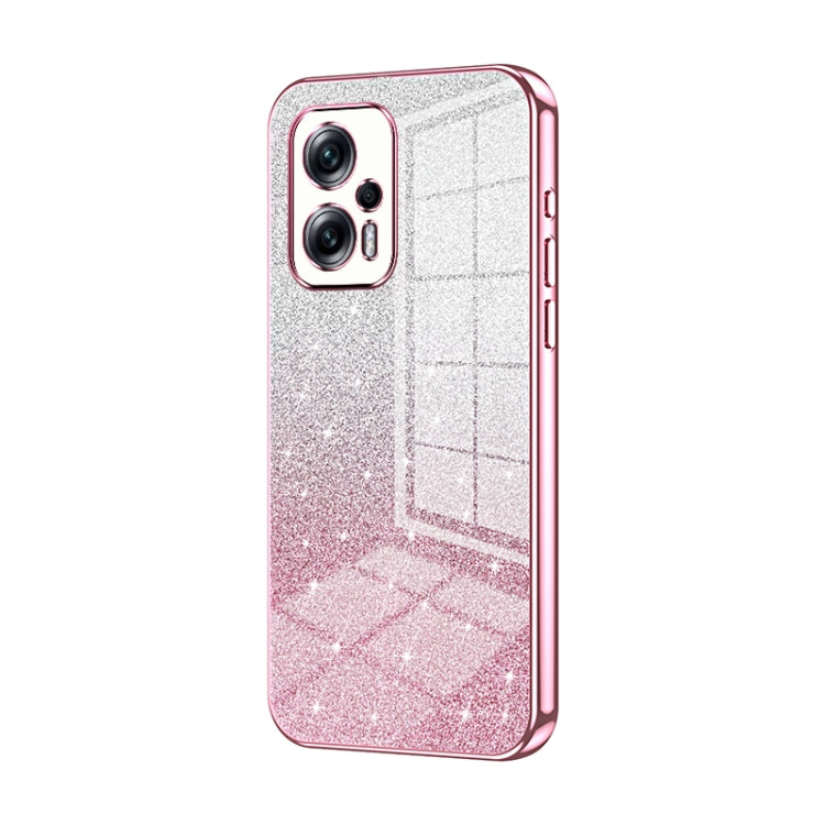 Gradient Glitter Powder Electroplated Phone Case, For Xiaomi Redmi Note 11T Pro/Poco X4 GT, For Xiaomi Redmi Note 12R Pro, For Xiaomi Redmi Note 12 Turbo/Poco F5, For Xiaomi Redmi K60 / K60 Pro, For Xiaomi Redmi Note 12S, For Xiaomi Redmi Note 12 Pro+