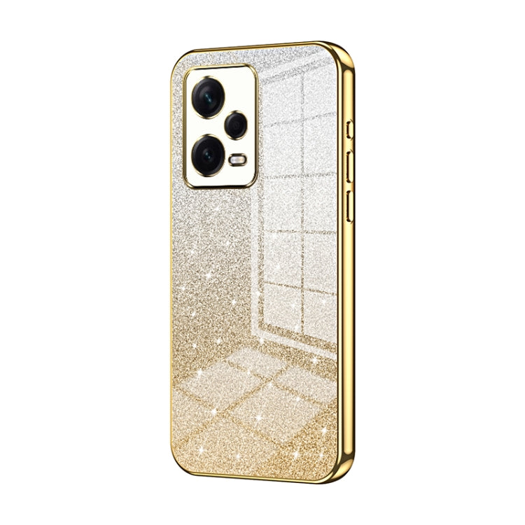 Gradient Glitter Powder Electroplated Phone Case, For Xiaomi Redmi Note 11T Pro/Poco X4 GT, For Xiaomi Redmi Note 12R Pro, For Xiaomi Redmi Note 12 Turbo/Poco F5, For Xiaomi Redmi K60 / K60 Pro, For Xiaomi Redmi Note 12S, For Xiaomi Redmi Note 12 Pro+